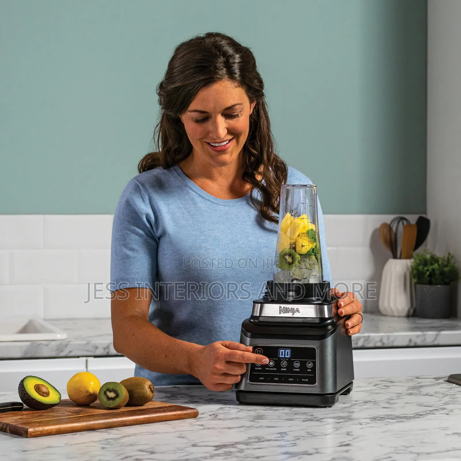 Ninja Mixer With Auto-Iq Food Processor
