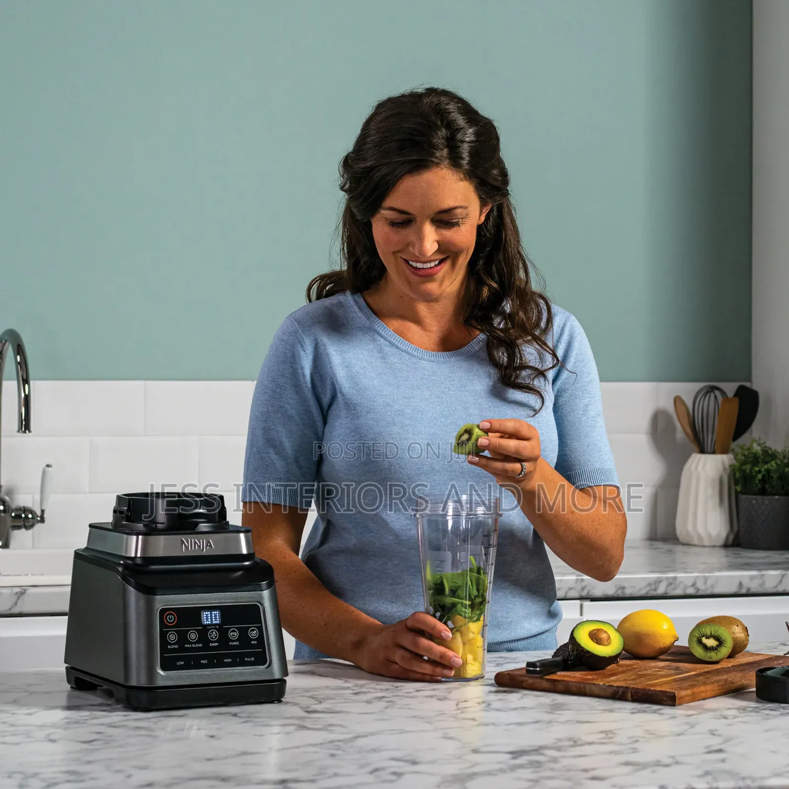 Ninja Mixer With Auto-Iq Food Processor