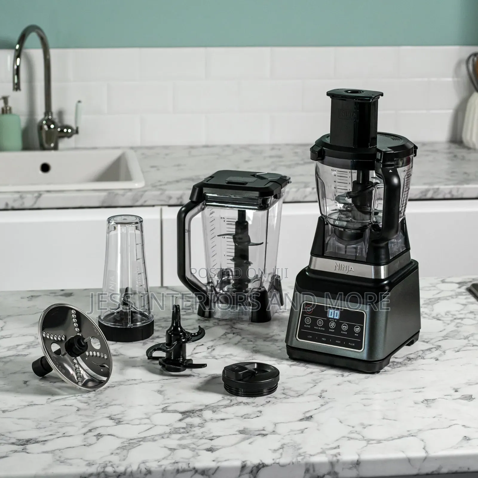 Ninja Mixer With Auto-Iq Food Processor