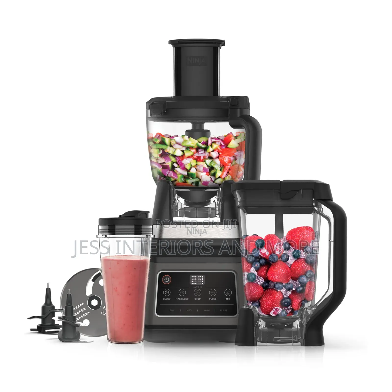 Ninja Mixer With Auto-Iq Food Processor