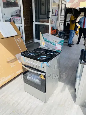 Quality Volcano Gas Oven 3 Gas + 1 Electric Burner(Gray).
