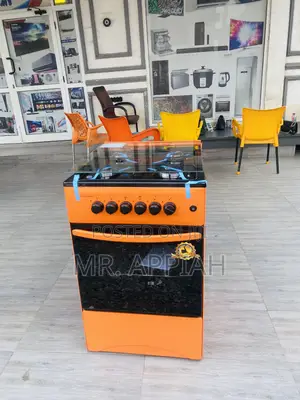 Quality Volcano Gas Oven 4 Burner Manual Ignition(Orange) 
