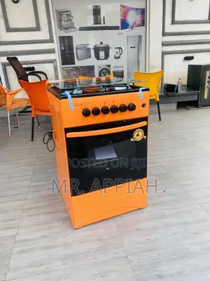 Volcano(Orange)Gas Oven 4 Burner Manual Ignition – 50X50CM