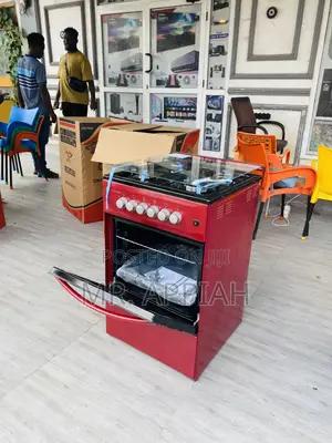 Quality Volcano(Red)Gas Oven 4 Burner Manual Ignition,50x50