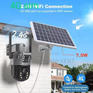 Dual Lens Solar PTZ Camera(All Networks)