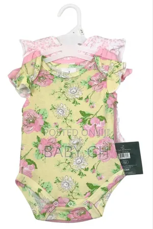 Laura Ashley 3pk Baby Girls Bodysuits