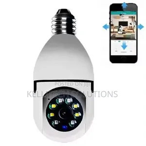 Smart Wifi Bulb CCTV Camera, 1080p