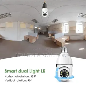 Wifi Bulb CCTV Camera, 1080p
