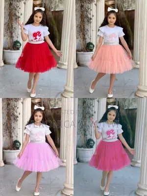 Barbie Skirt and Top With Hair Band