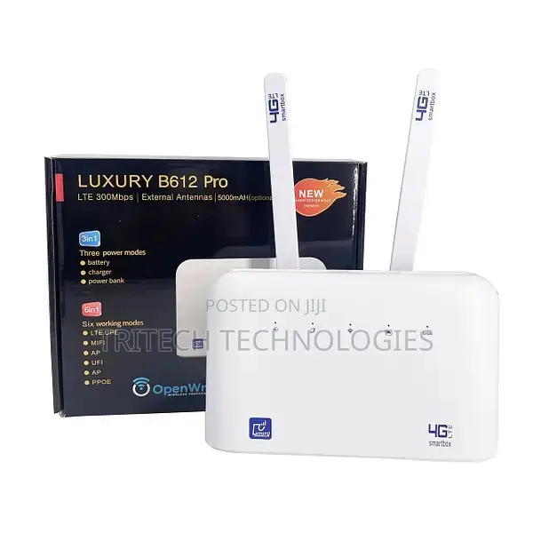 Luxury B612 4G Universal SIM Router 500mah Battery