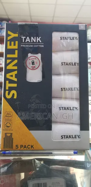 STANLEY Tank Premium Cotton, M/Xl (5 Pcs)