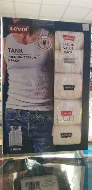 Levi’S Mens Premium Cotton Tank Top ( L)