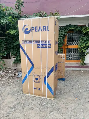Get a New Display Fridge Pearl PVC-622-2b Double Door 500L.