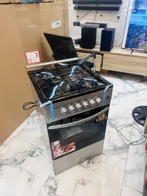 Inox Grey 50/50 4burner Gas Cooker Oven