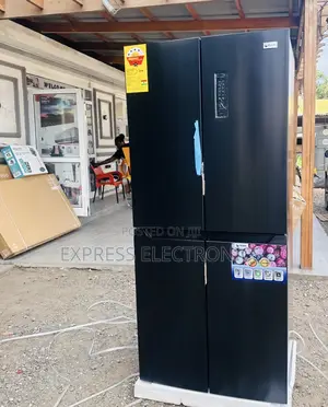 Spectacular Design Black Pf 550bss Side by Side Fridge.