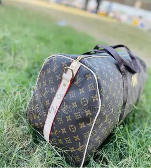 Branded Louis Vuitton Coffee Brown Duffle Traveling Bag