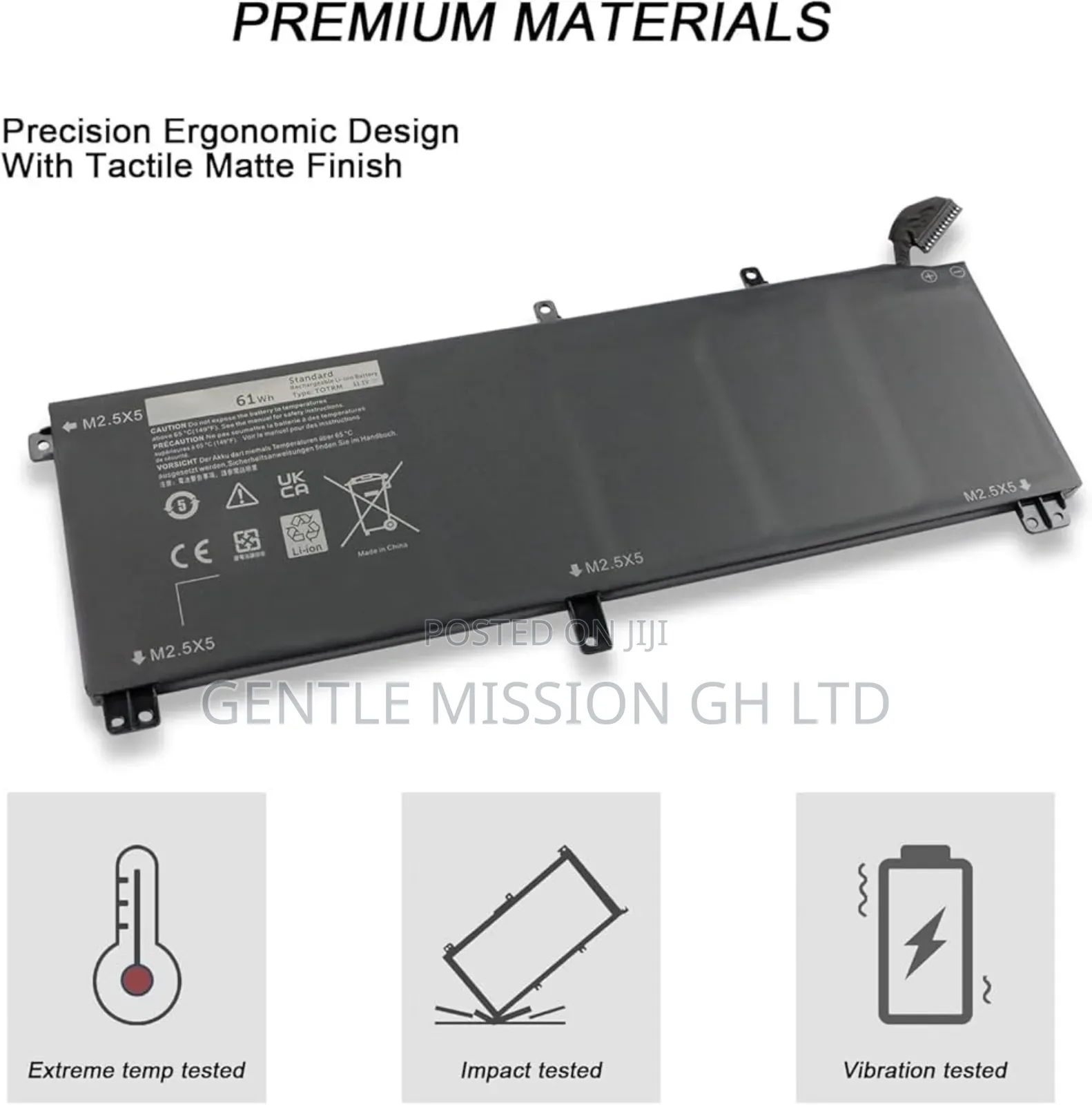 Dell TOTRM Laptop Battery