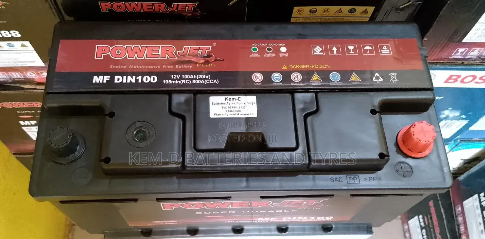 19 Plates Powerjet Battery - For German Cars