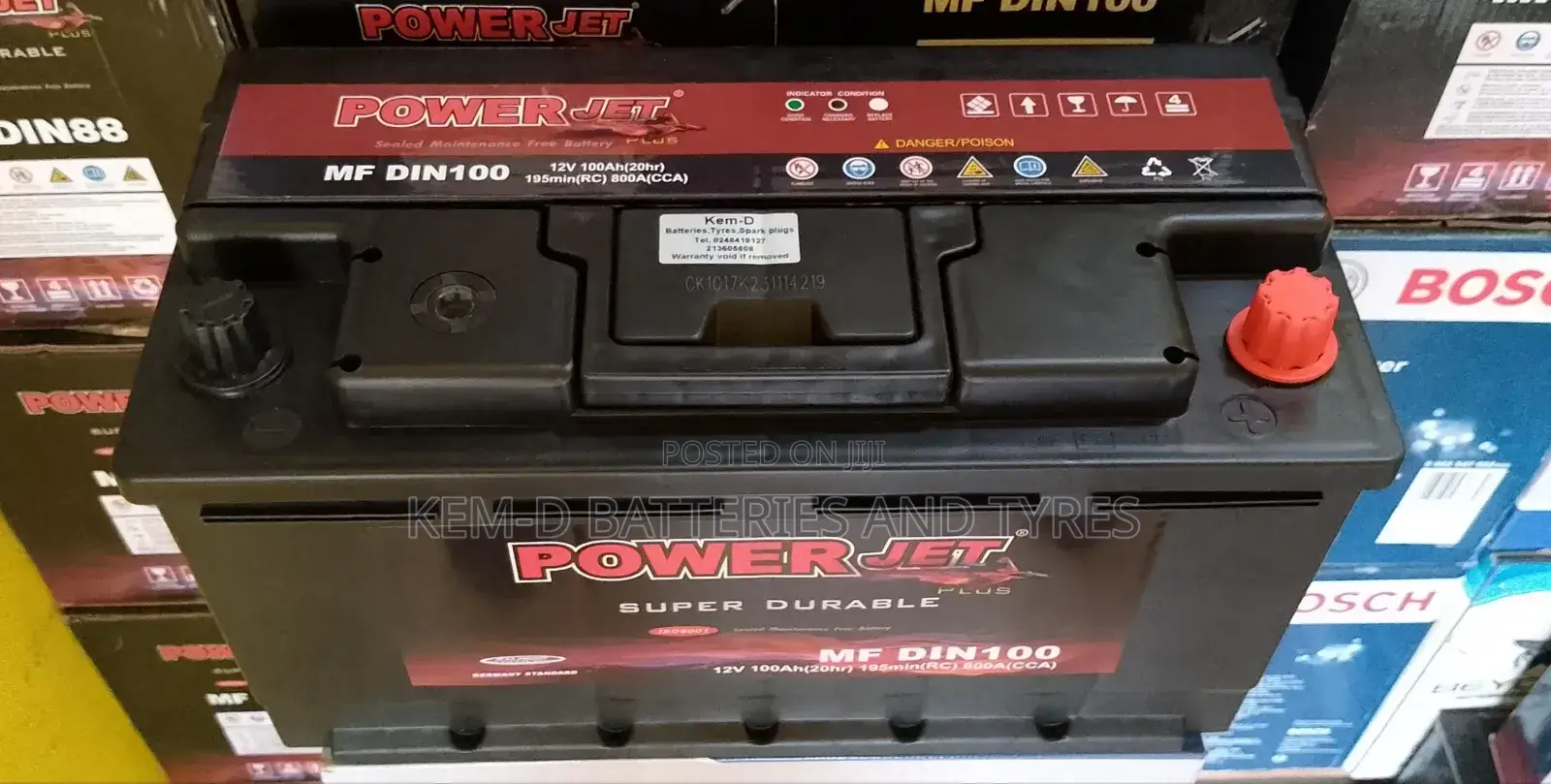 19 Plates Powerjet Battery - For German Cars