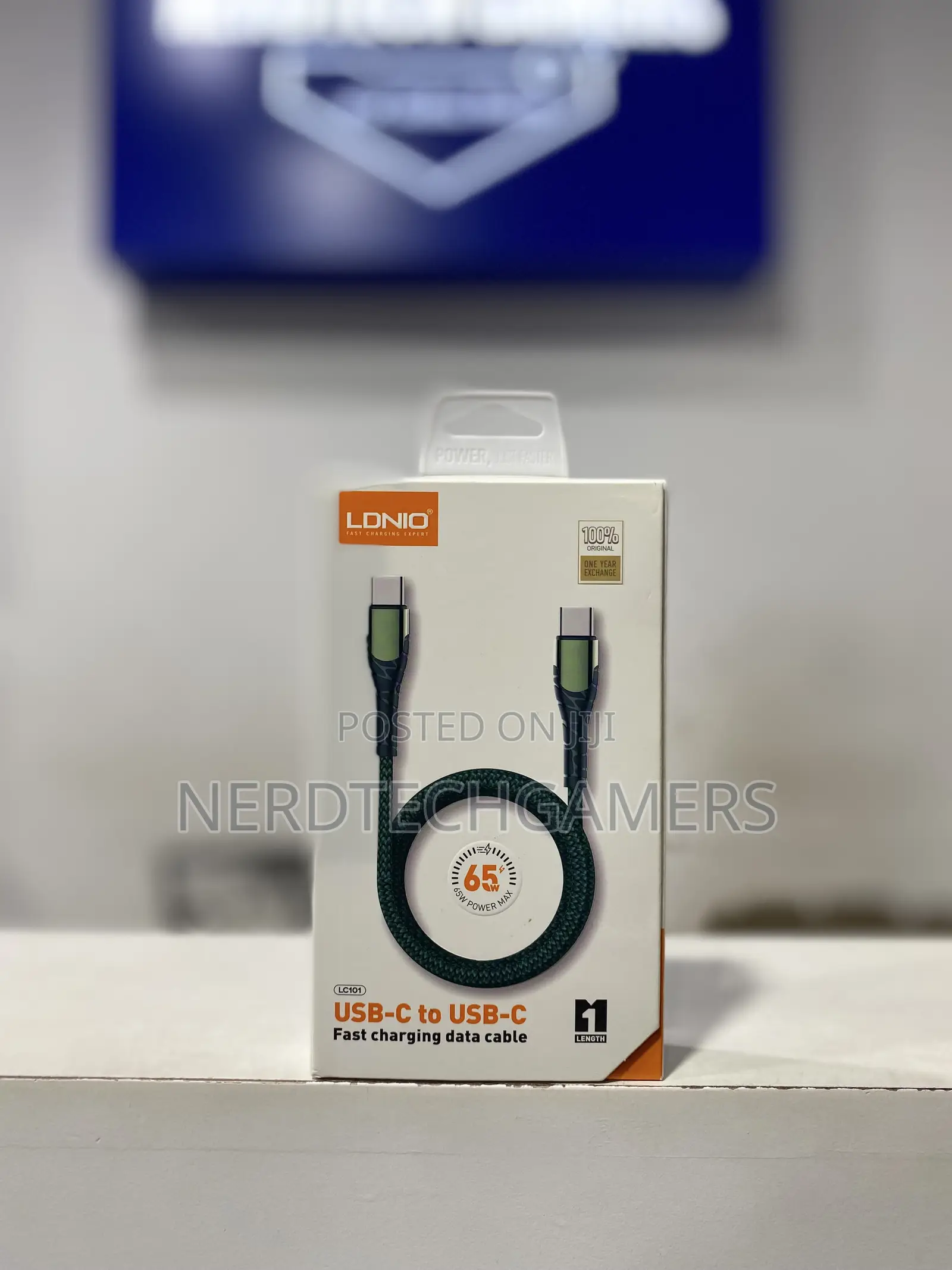 LDNIO LC101 Fast Charging Cable 60W Type-C to Type-C