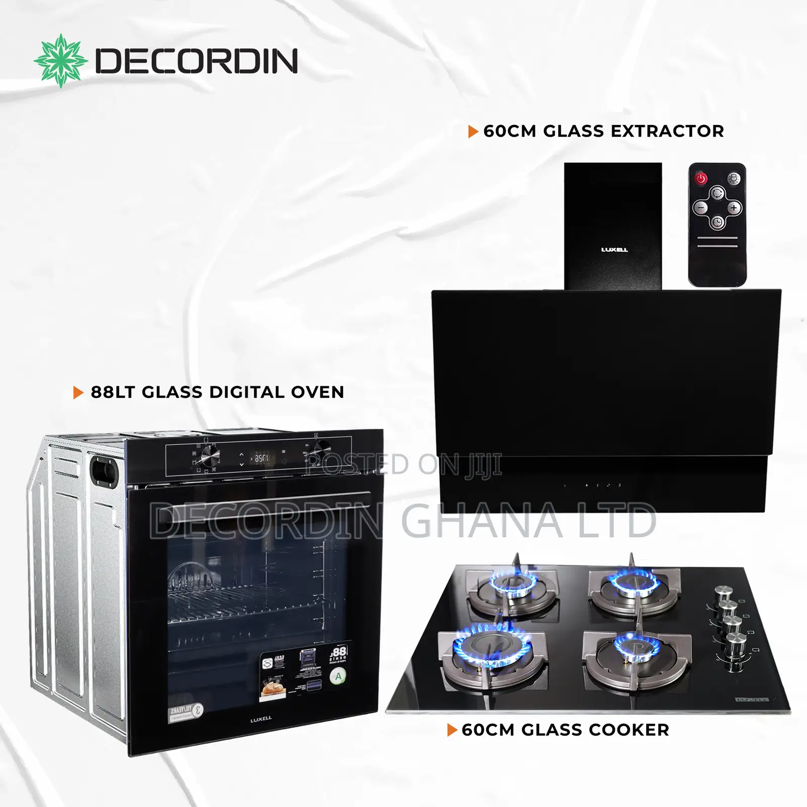 Decordin 60cm Set With 88l Digital Oven