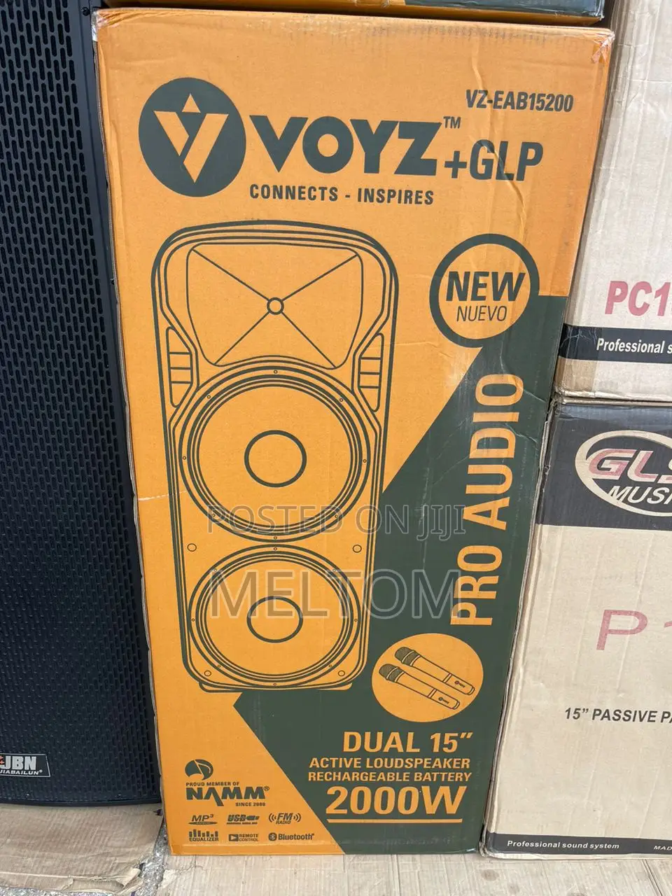 Voyz 15×2 2000W Full Range Rechargeable Speaker