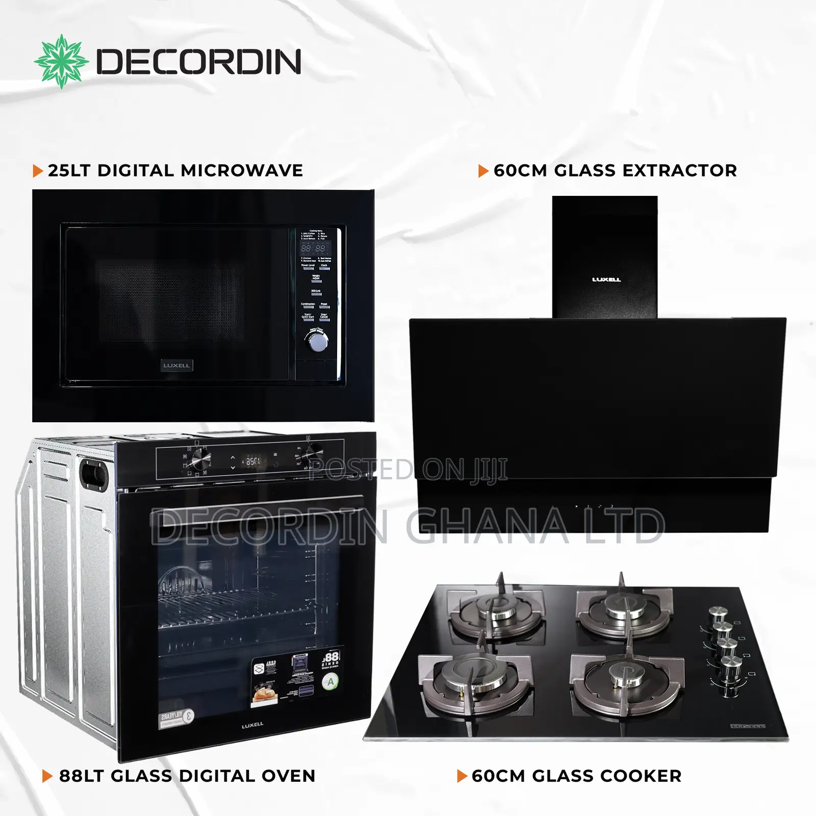 Decordin 60cm Set With 88l Microwave and 25l Microwave