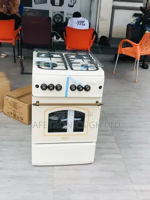 (White) 4 Gas Oven/Grill Affordable Ricci 50by50 