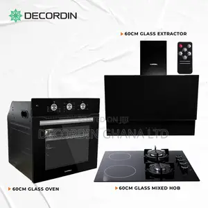 2 Electric 2 Gas 60cm Glass Set