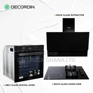 2 Electric 2 Gas 60cm Glass Set With 88l Oven