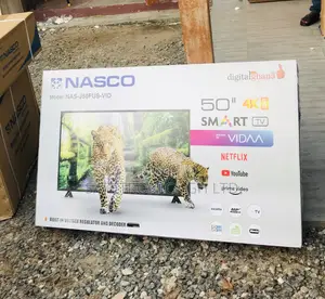 Affordable UHD Nasco 50 Inch Smart Led (Black) 
