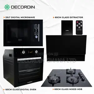 1electric 3gas 60cm Set With Digital Oven and 25l Microwave