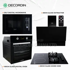 2electric 2gas 60cm Set With Digital Oven and 25l Microwave