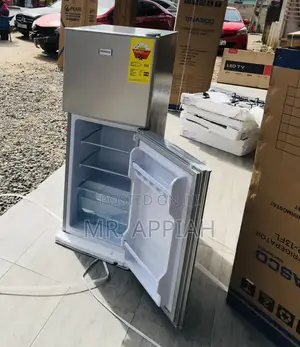 Latest Nasco Nas2-13fl Top Freezer Electric Fridge(Gray).