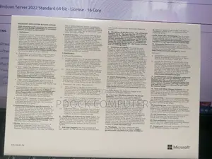 Windows SVR STD 2022 64bit English 1pk DSP OEI DVD 24 Core