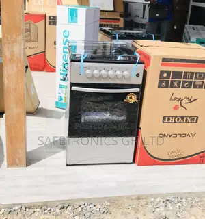 1 Electric 3 Gas (Gray) Volcano Oven With Grill 50/50