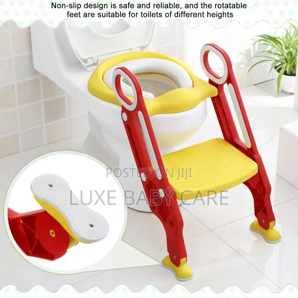 Adjustable Potty Training Toilet Seat With Step Stool Ladder