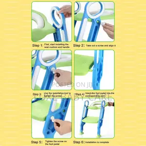 Adjustable Potty Training Toilet Seat With Step Stool Ladder