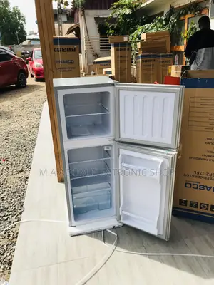Durable Nasco Nas2-13fl Top Freezer Electric Fridge(Gray).