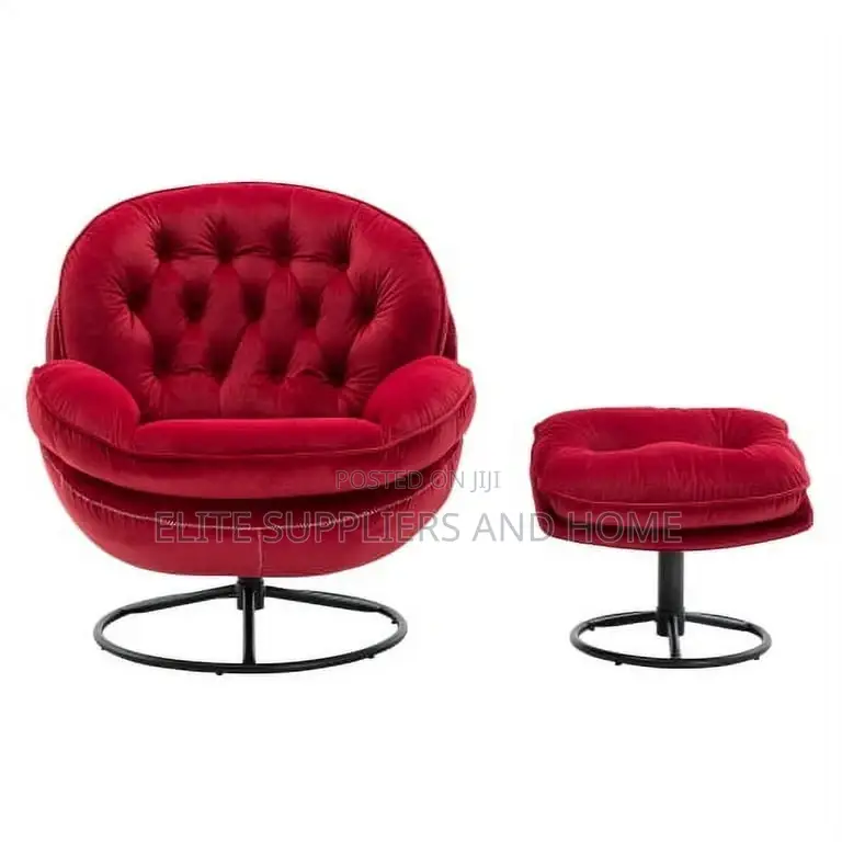 Leisure Chair W/Stool 4legged