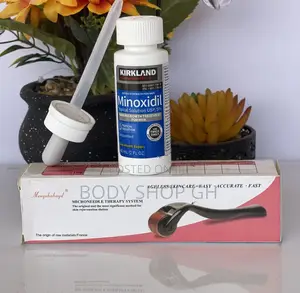 Derma Roller + Undiluted Kirkland Minoxidil for Hairline