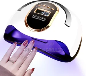 Hands in Lights on Automatic Sensor Professional Nail Dryer