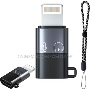 Type C to Lightning (iPhone) Converter for Lapel Mic