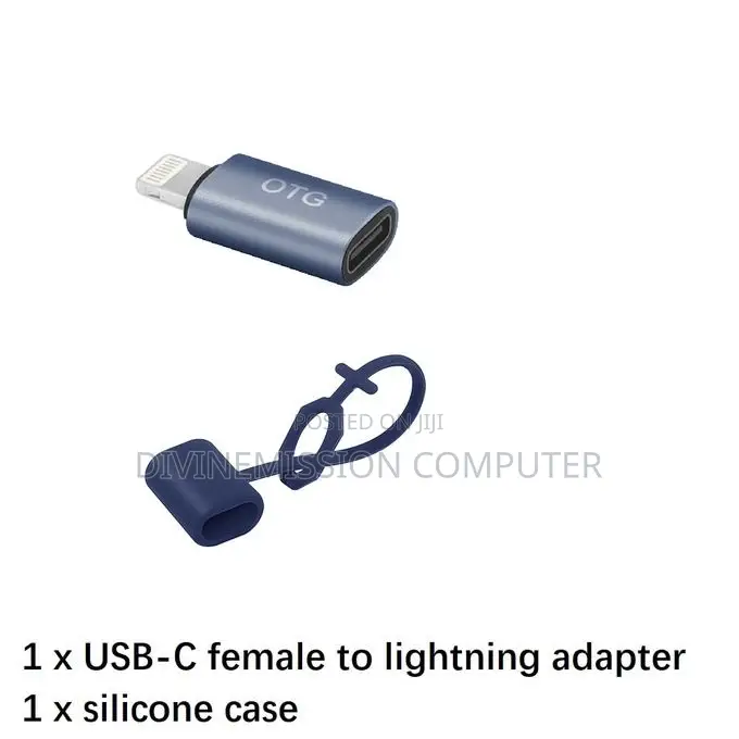 Type C to Lightning (iPhone) Converter for Lapel Mic