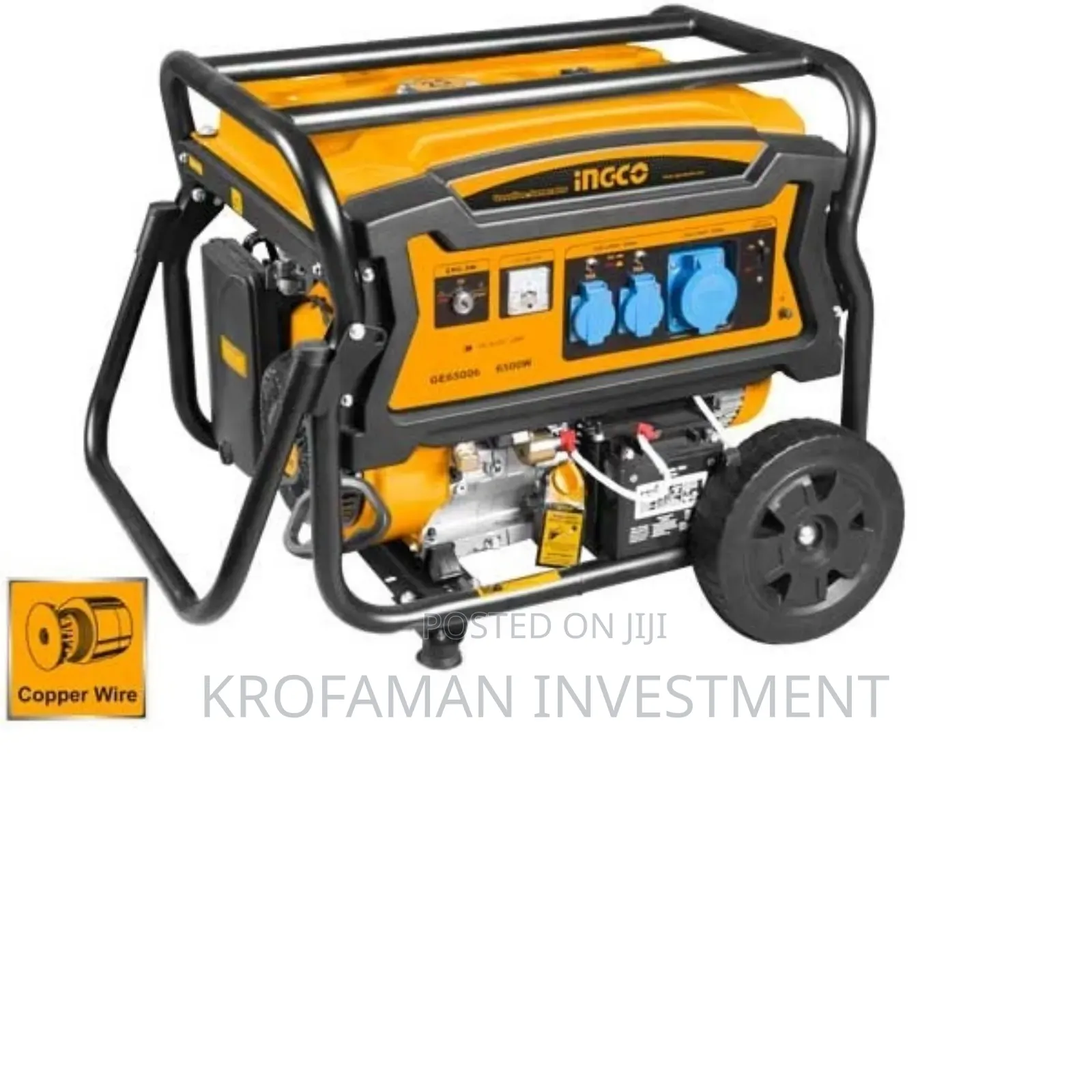 Ingco GE65006 Gasoline Generator 6.5KW
