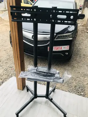 Highly Efficient TV Stand With Wheels Height Adjustable