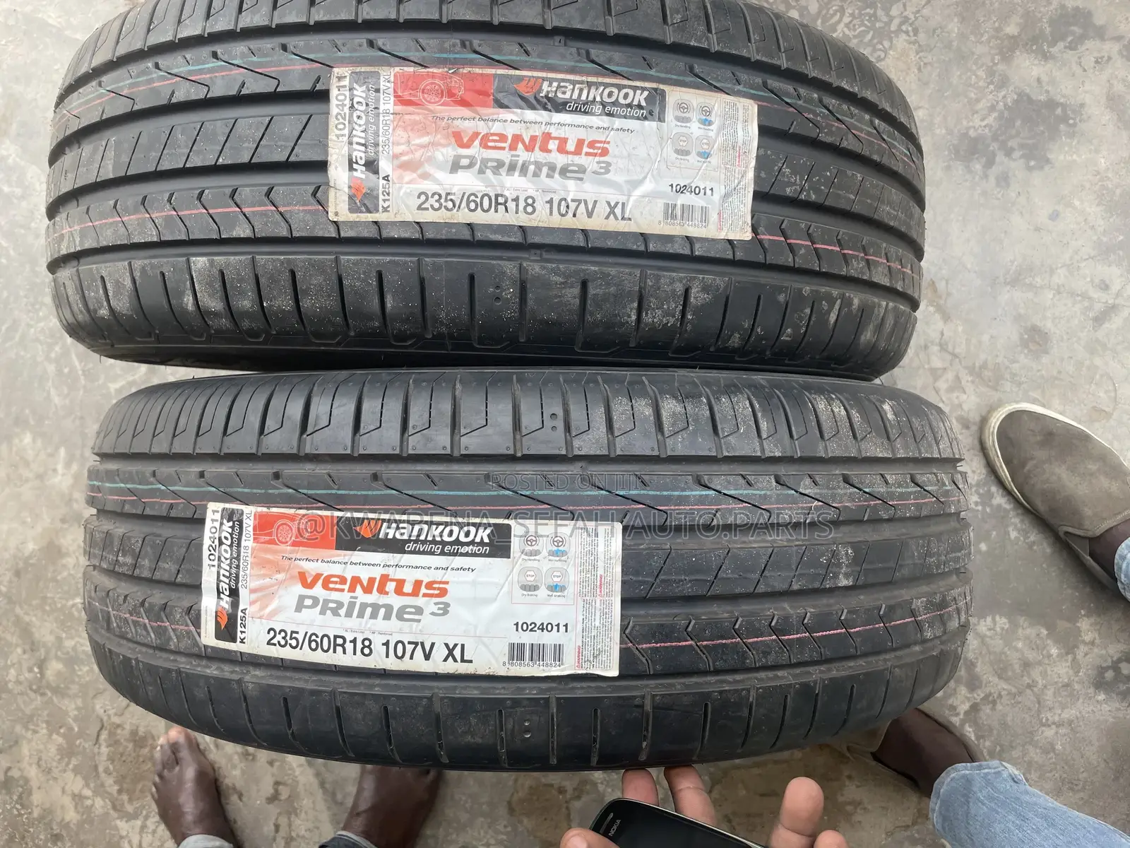Original Hankook 235/60r18 Tyres Available