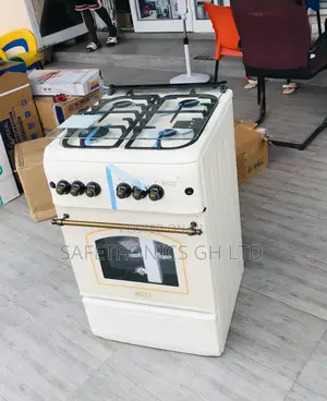 New Elegant 50by50 Oven: Grill 4 Gas Ricci (White) 
