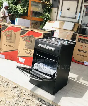 Lastest Black Oven/Grill 4 Gas Cooker Volcano 