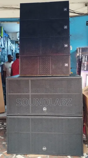 Rcf Double Sub Speaker 18inches And Jac 12inches Line Array